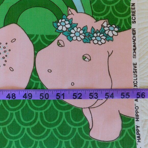 VTG groovy Katashas Unusuals wrap skirt fabric Schumacher decorator material 1yd - Picture 7 of 16